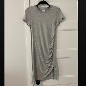 Brand new with tags grey fitted dress. Francesca’s size M